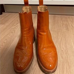 Women’s The Office of Angela Scott Leather Chelsea Boots 40 EU 10 US